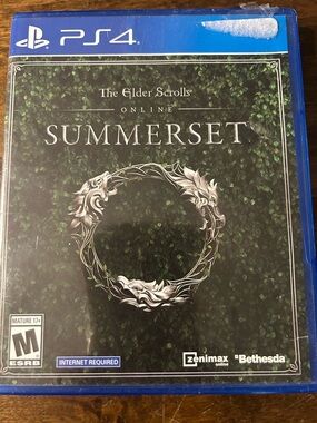 Pre-Owned Never Played Elder Scrolls Online Summerset for the Sony PlayStation 4